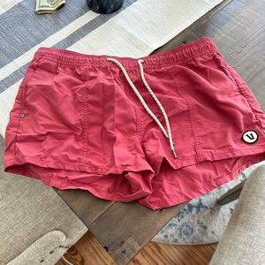 Vuori Red Shorts